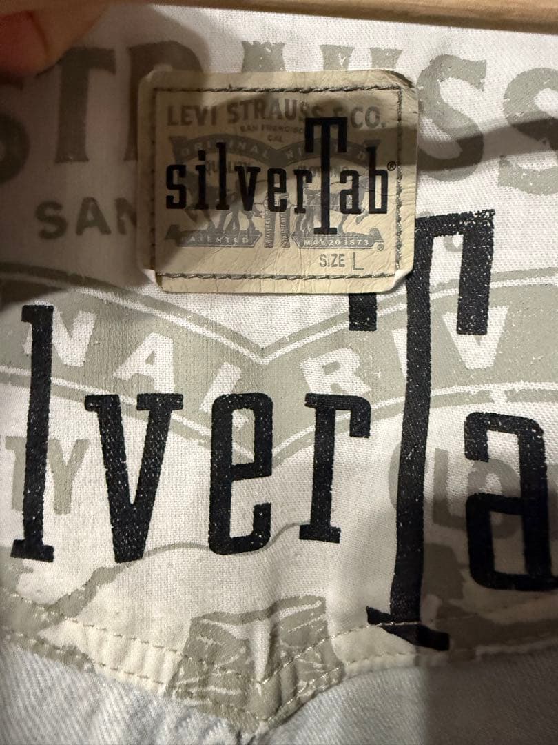 silverTab ライトウォッシュデニムジャケット L