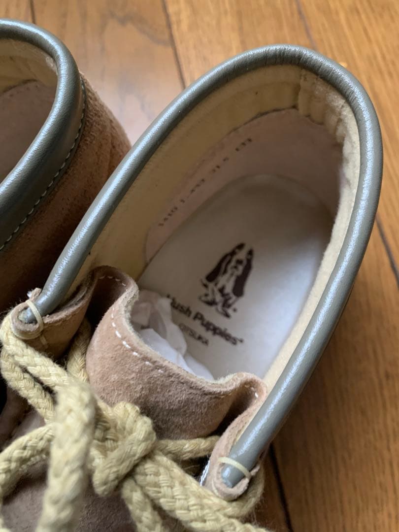 新品ハッシュパピー ワラビー　ベージュ　21.5㎝