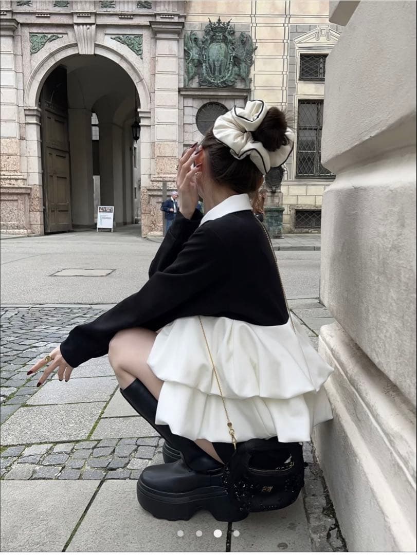 【新品タグ付き】THE TOE Hydra Peplum tops S サイズ