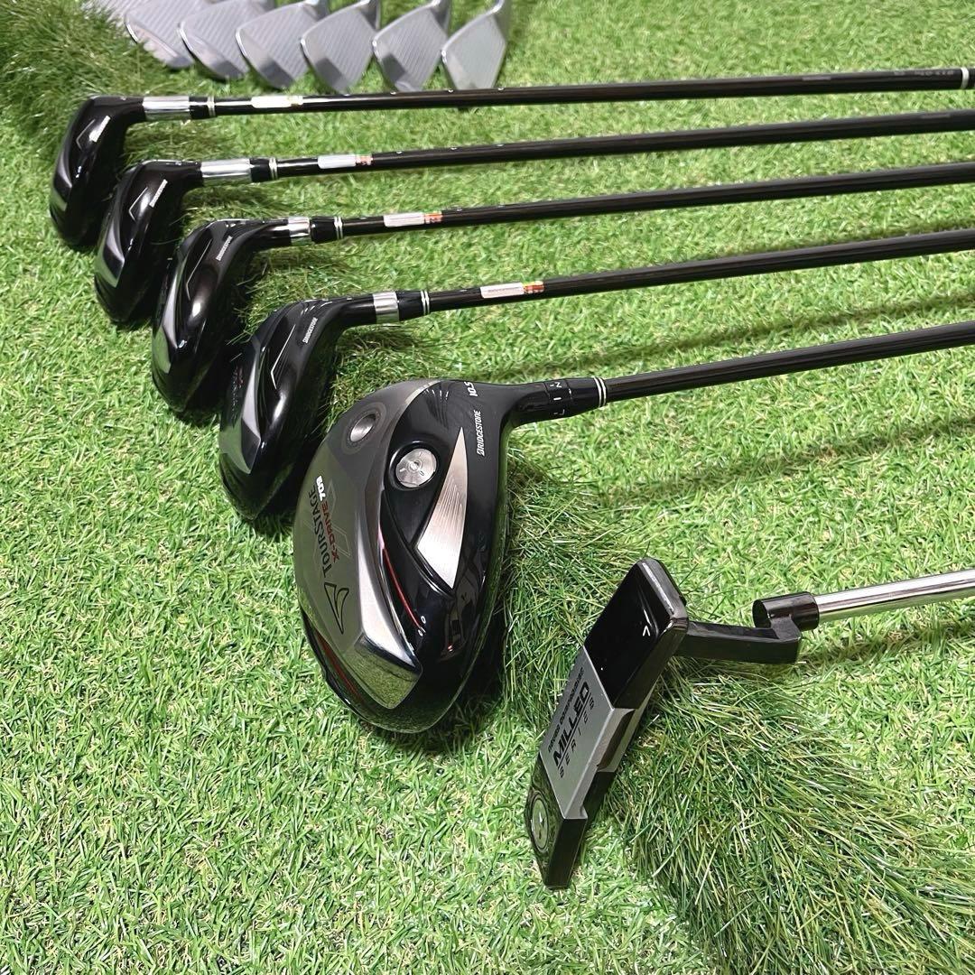 美品 TOURSTAGE お買得セット メンズゴルフクラブ豪華13本フルセット