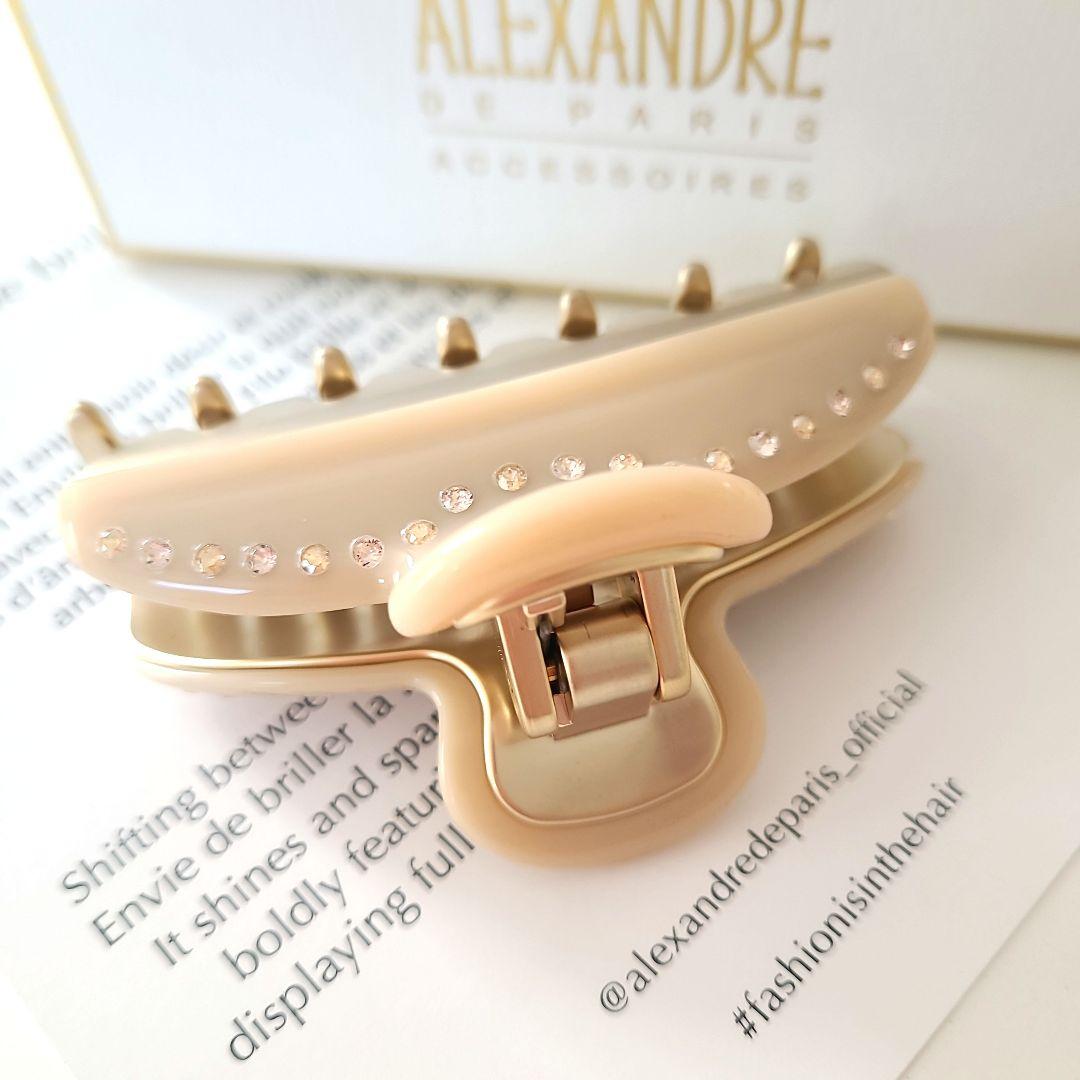 【2色クリスタル】アレクサンドルドゥパリ◇ヴァンドームクリップM