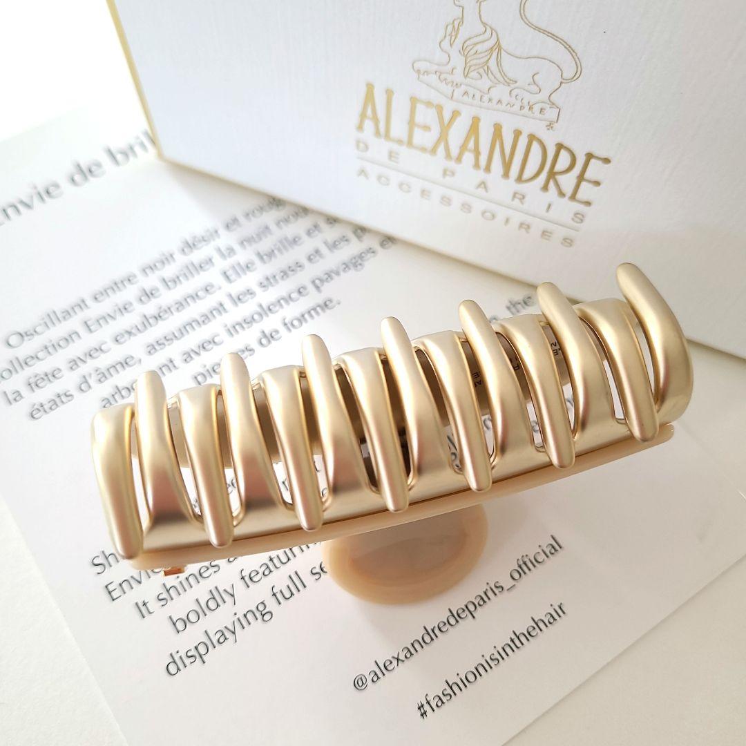 【2色クリスタル】アレクサンドルドゥパリ◇ヴァンドームクリップM