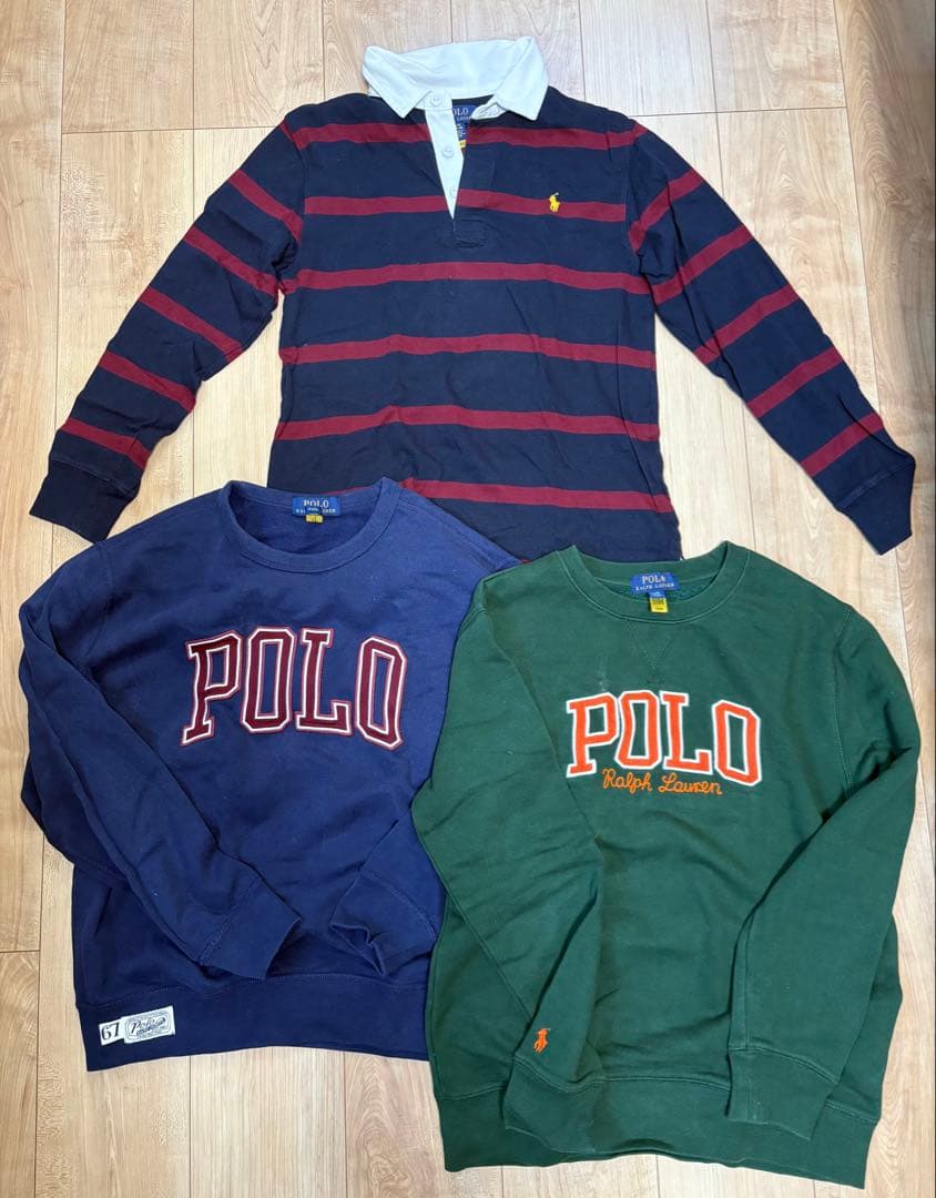 Polo Ralph Lauren トレーナー3点セット
