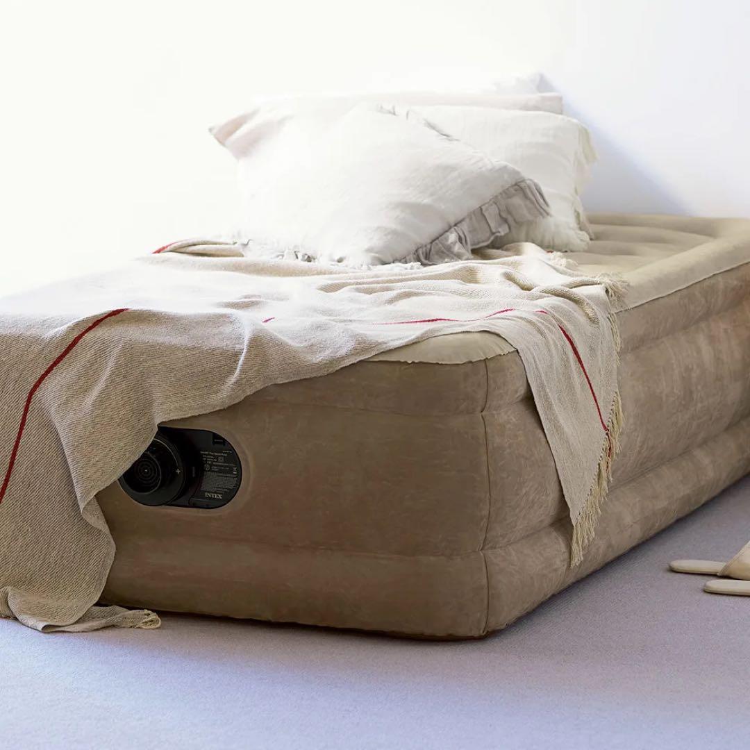 【INTEX/インテックス】ウルトラプラッシュ 電動エアーベッド（シングル)