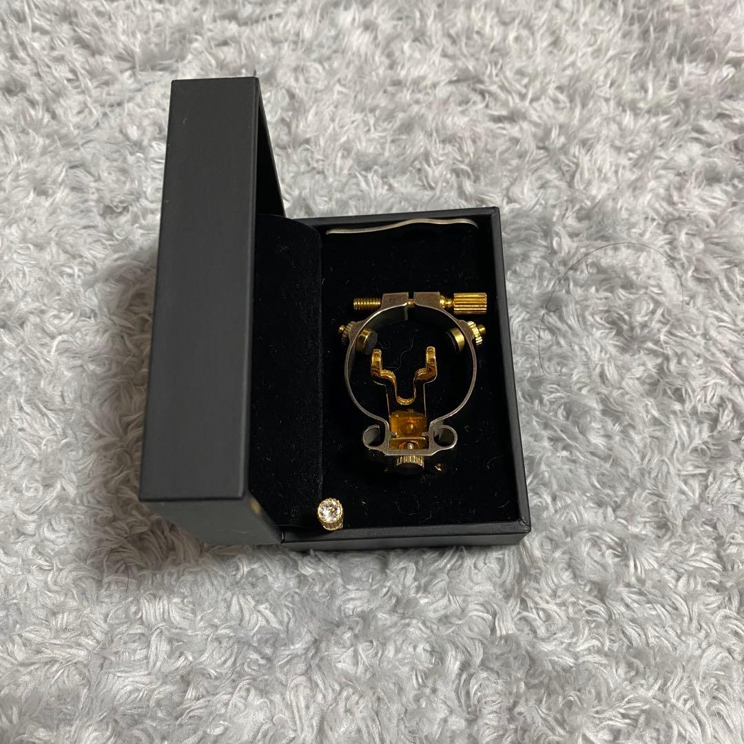 JLV ソプラノサックスリガチャー プラチナメッキ