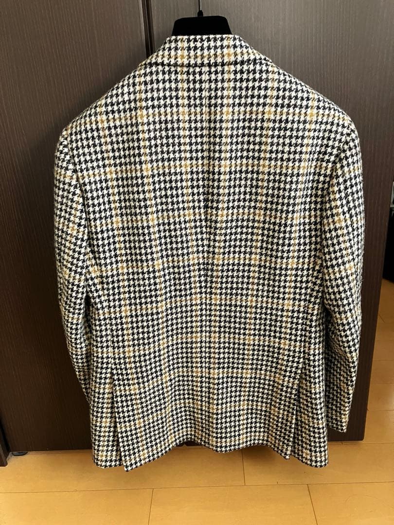 BEAMS F / HARRIS TWEED チェック ジャケット