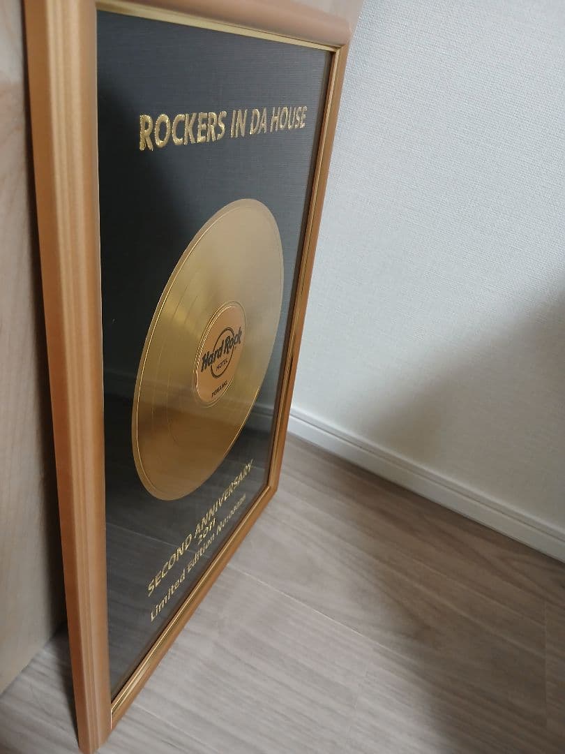 未使用品　ハードロックホテル・ペナン　限定品　レコード　No.26 ゴールド色