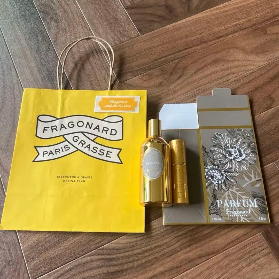 新品未使用Fragonard DIAMANT 香水 120ml アトマイザー付き