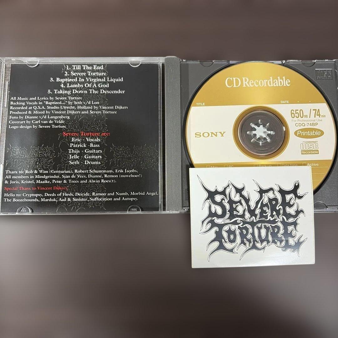 Severe torture/“Baptized…”Promo-CD