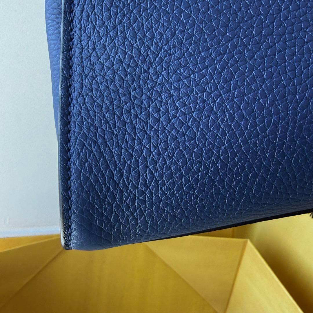 FENDI ピーカブー　セレリア ミニ　2WAYハンドバッグ ブルー