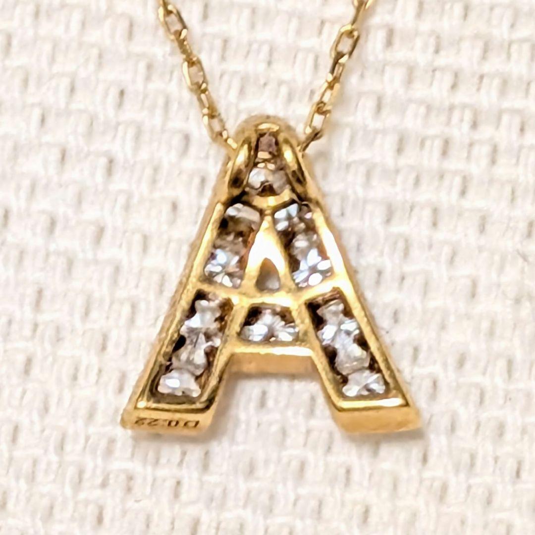 販売証明書付き アーカー プルミエトワール イニシャル （Ａ） ネックレス