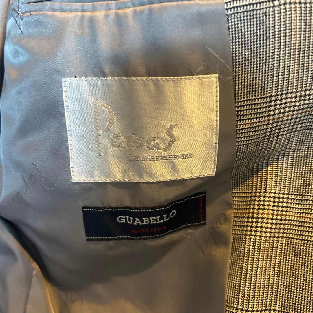 P. SPORTS グレー チェック柄 テーラードジャケット