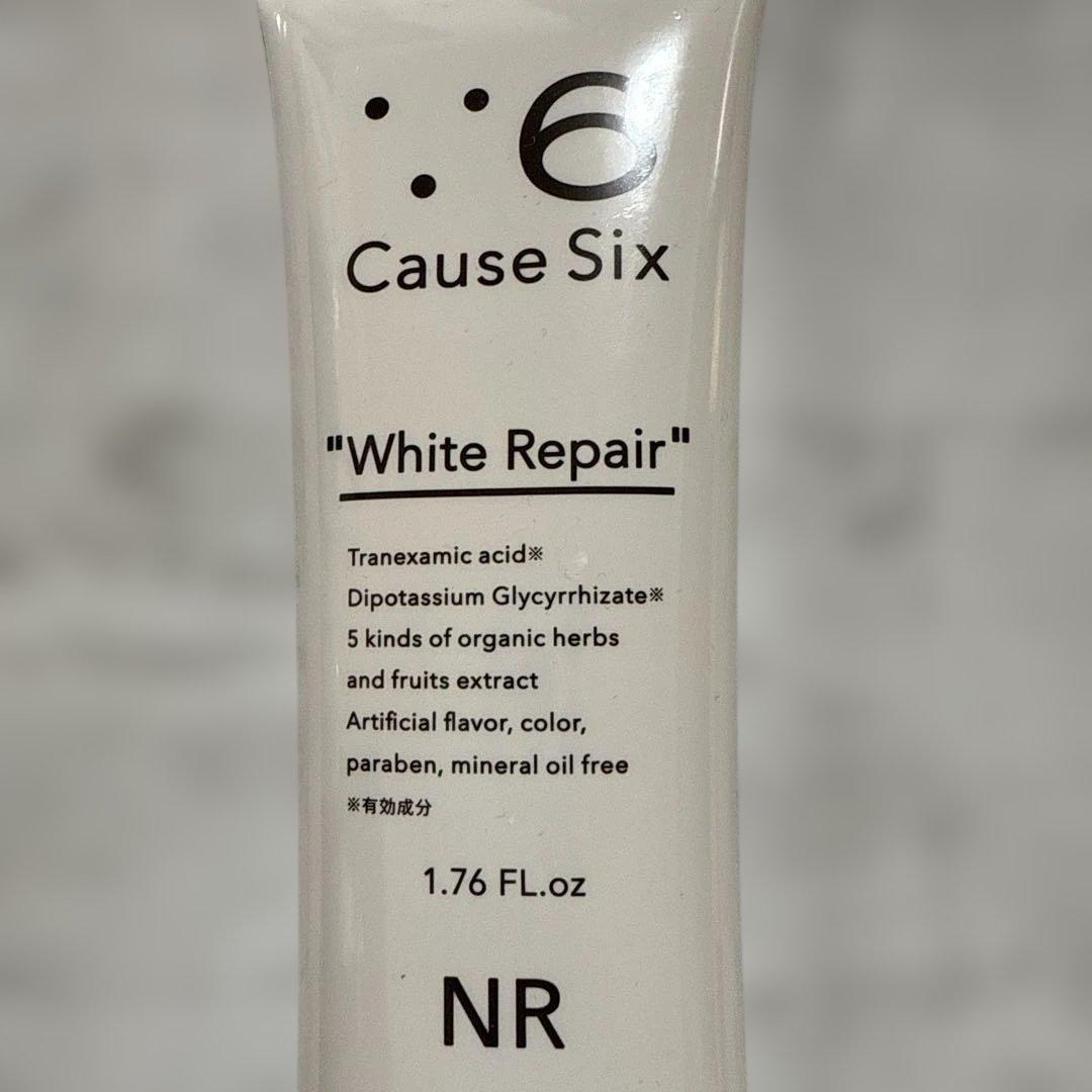 フェイスクリーム Cause Six White Repair 50g