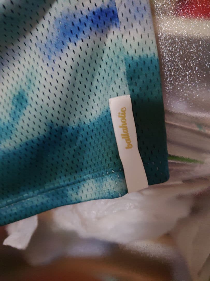 ballaholic メッシュパンツ 青・緑のグラデーション