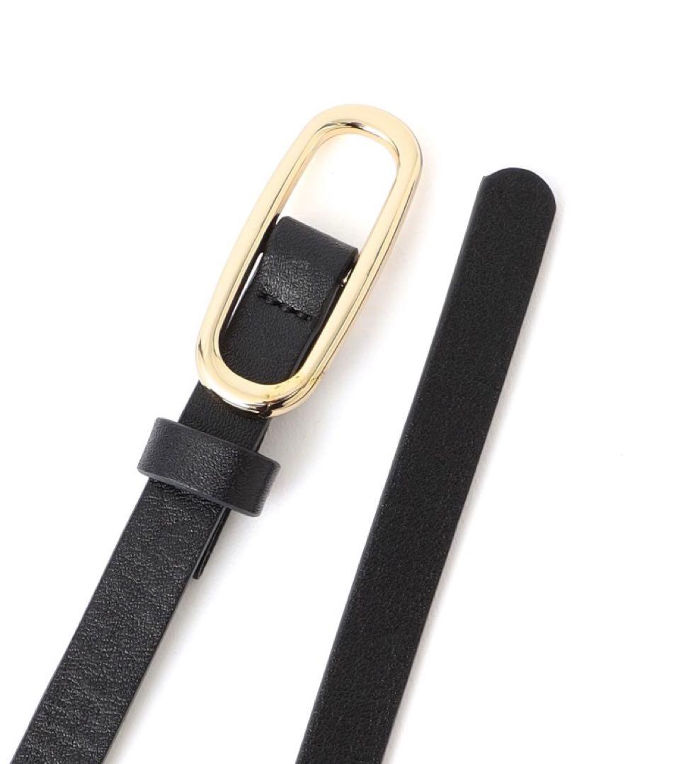 美品MACINTOSH PHILOSOPHY 細ベルト　本革　フリーサイズ　赤茶