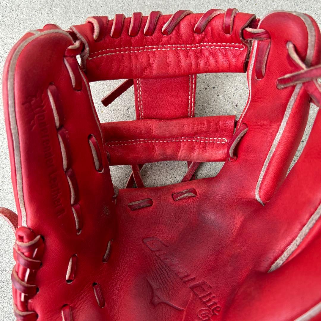 Mizuno Global Elite 軟式グローブ レッド　少年野球