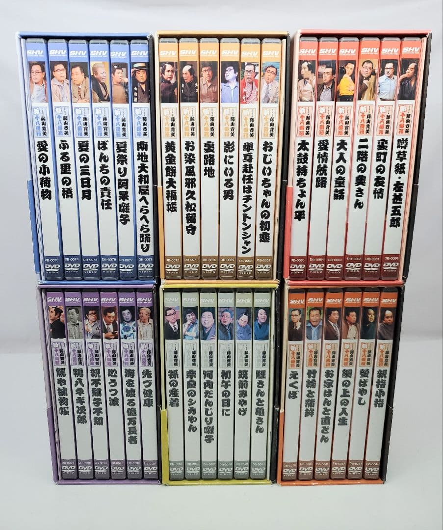 藤山寛美 新十八番箱 壱〜六巻6枚組　全セットDVD　36枚　6箱