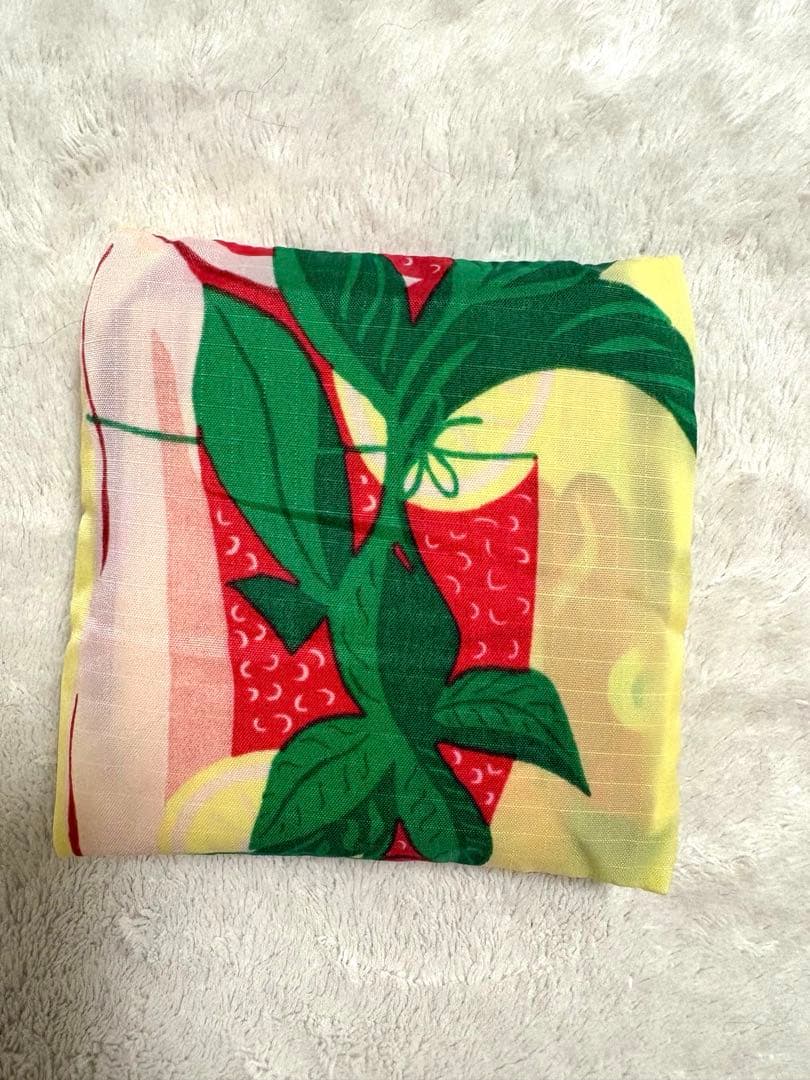 BAGGU ホールフィッシュ　魚　グリーンチェック　エコバッグ　セット　マルシェ