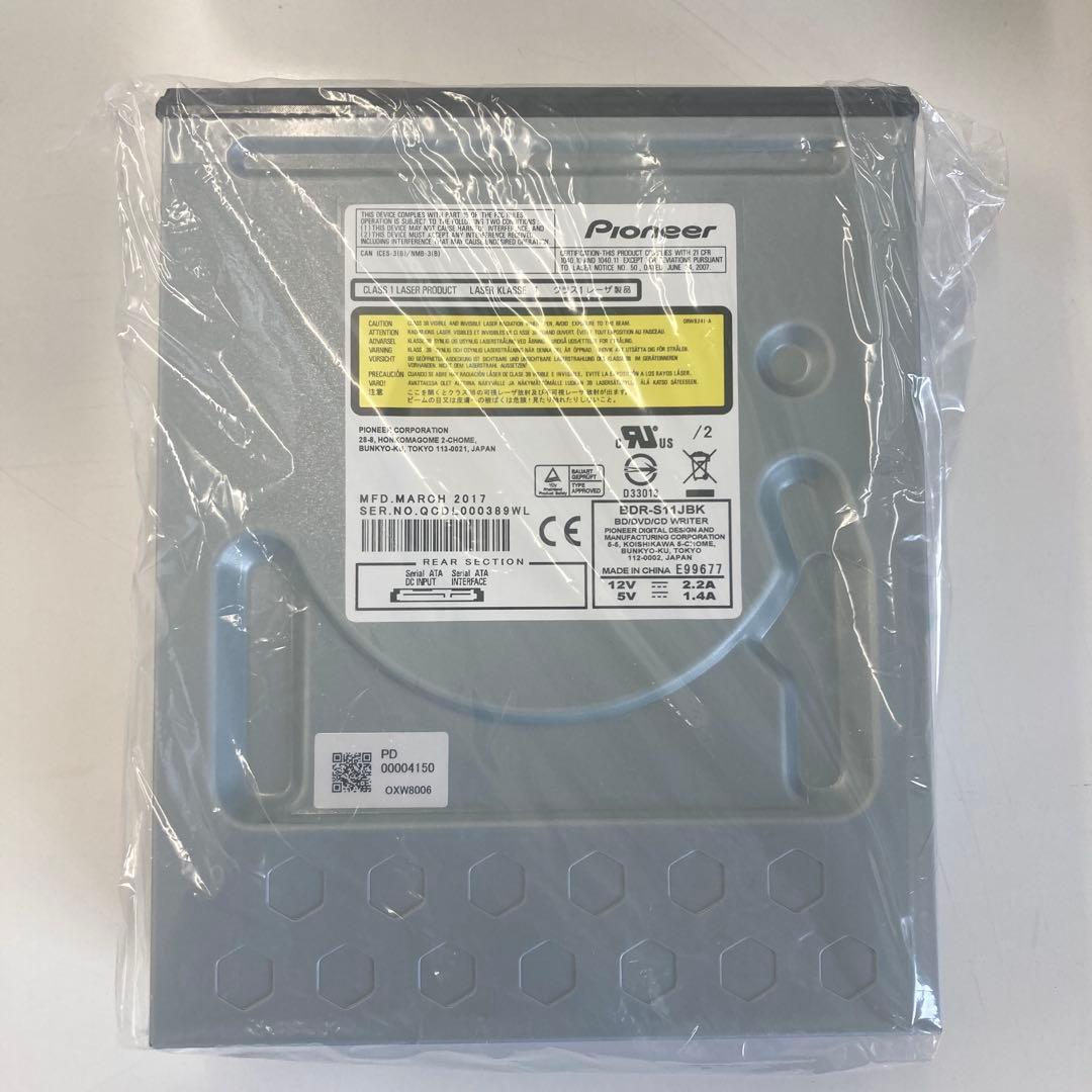 プレーヤー Pioneer Blu-ray Disc Writer BDR-S11J-BK