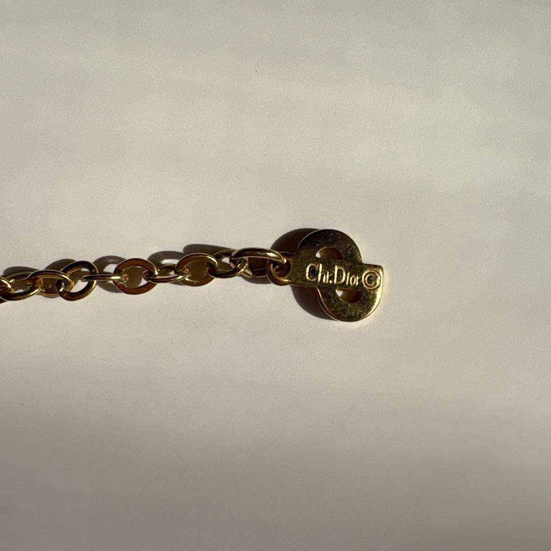 クリスチャンディオール ハート　ネックレス　中古品　Christian Dior