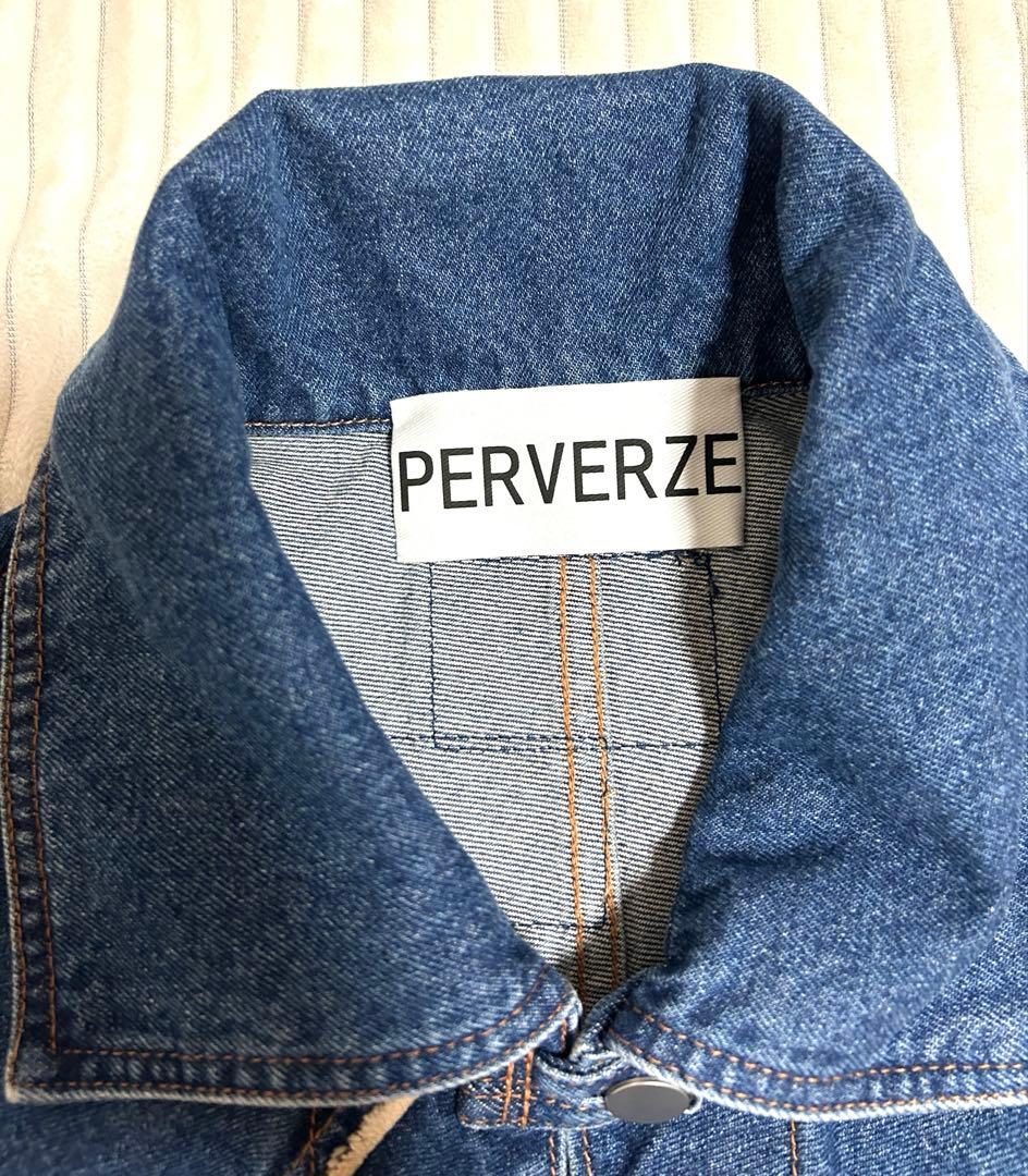 【新品未使用】PERVERZE パーバーズ　デニム　ベスト フリーサイズ