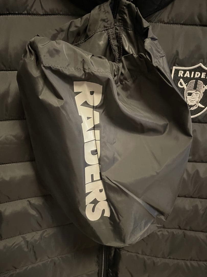 RAIDERS ダウンベスト Lサイズ ブラック