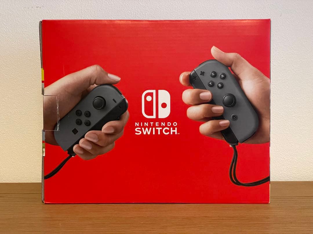 保証付き　Nintendo Switch グレー 本体 新品同様！
