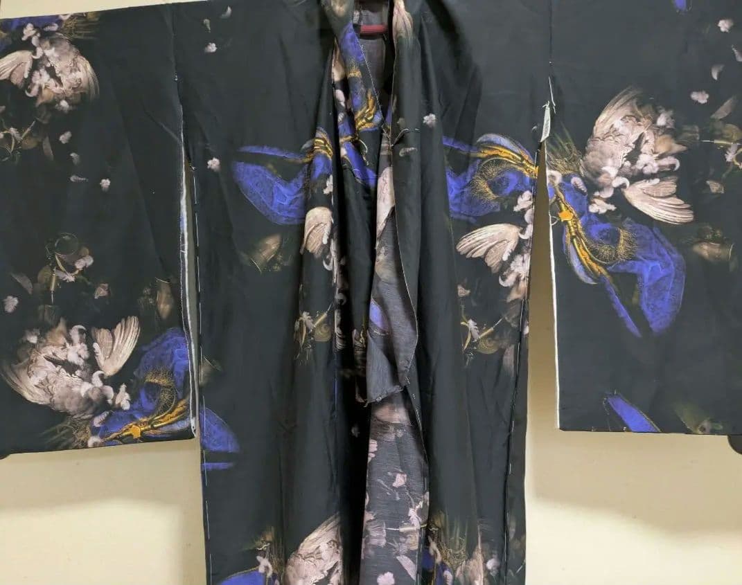 【未仕立て】誉田屋源兵衛　着尺　浴衣　仮絵羽　シルクコットン