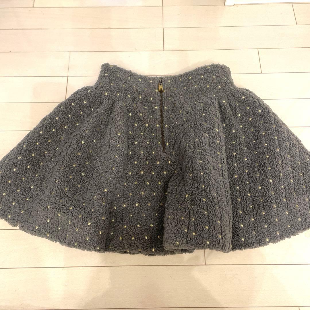 【12月25日まで】Bibiy ODETTE BOA PLEATED SKIRT