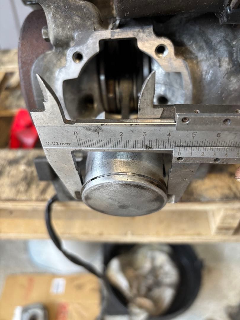 ライブディオAF34・AF35クランクベアリング交換済みボアアップエンジン。