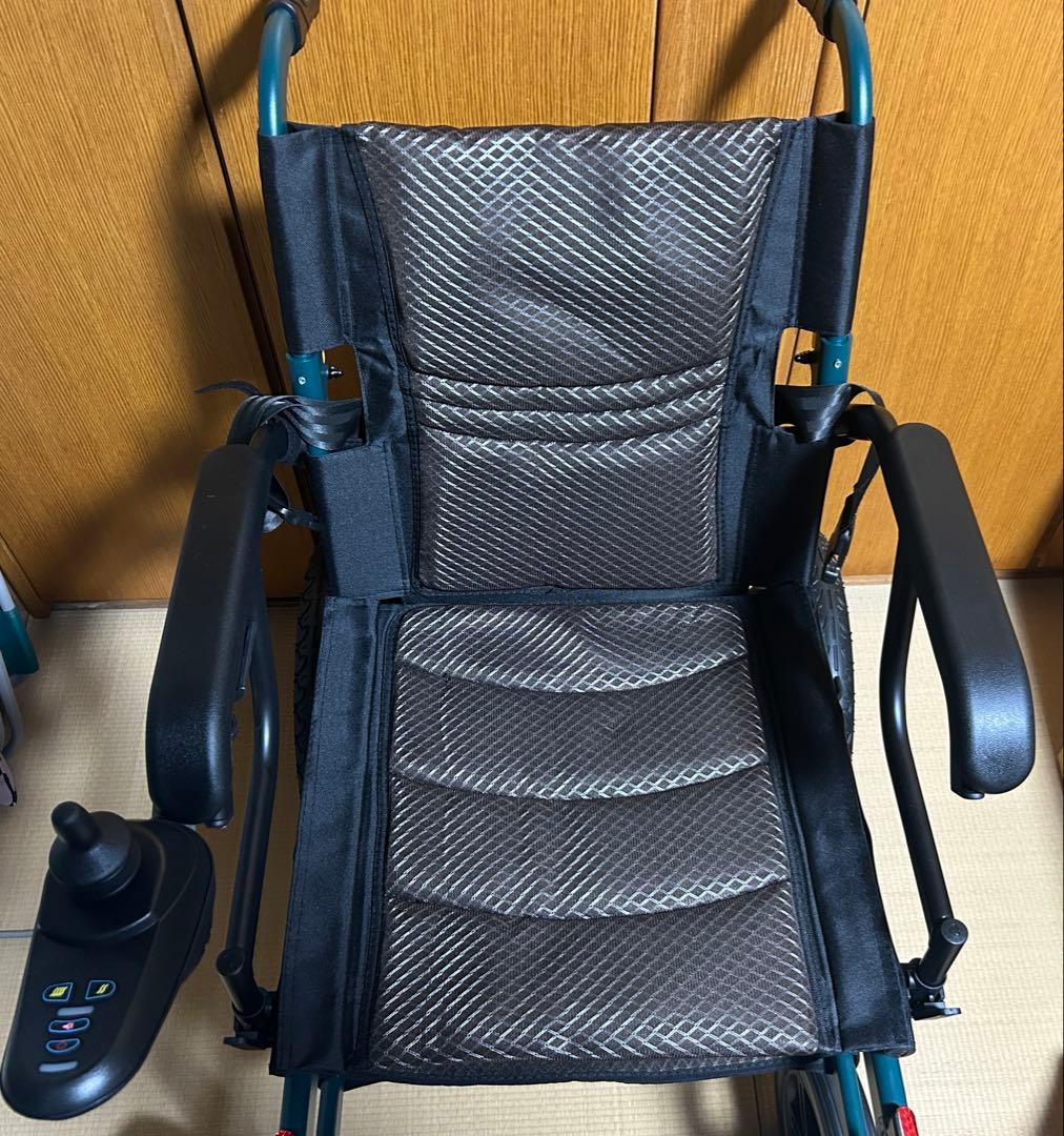 自走用電動車椅子 PSE認証済み 折りたたみ可能　介護兼用