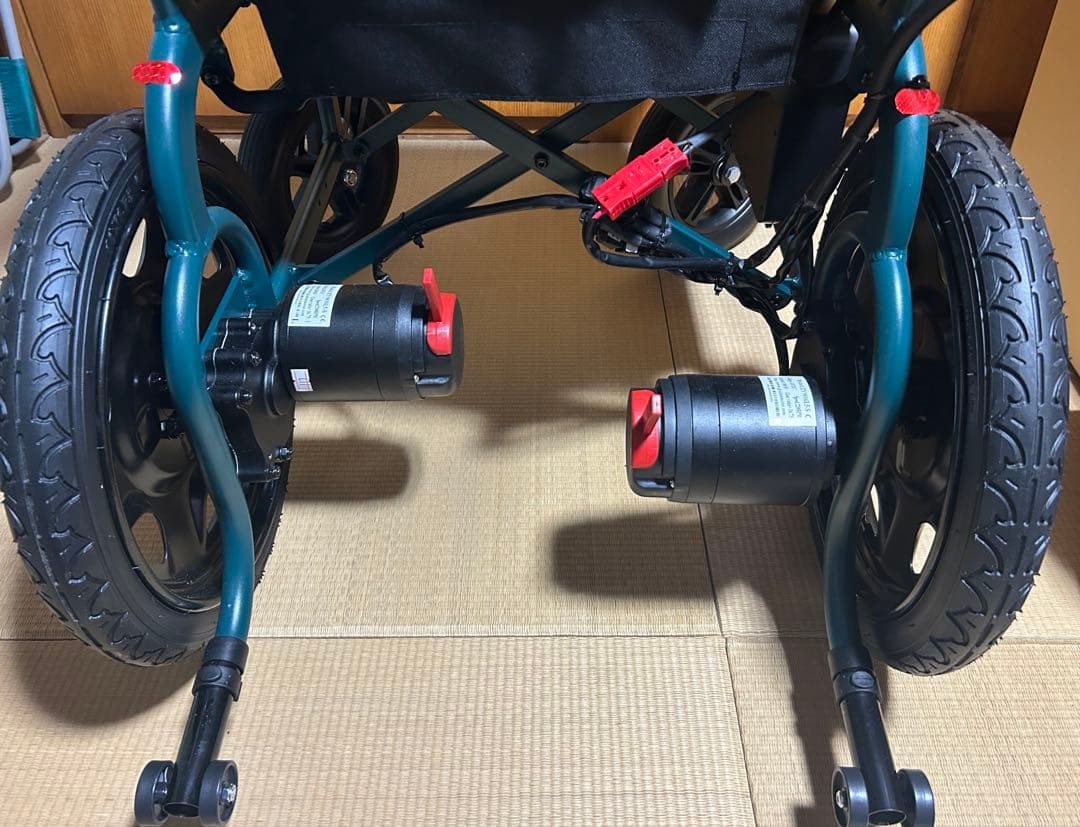 自走用電動車椅子 PSE認証済み 折りたたみ可能　介護兼用