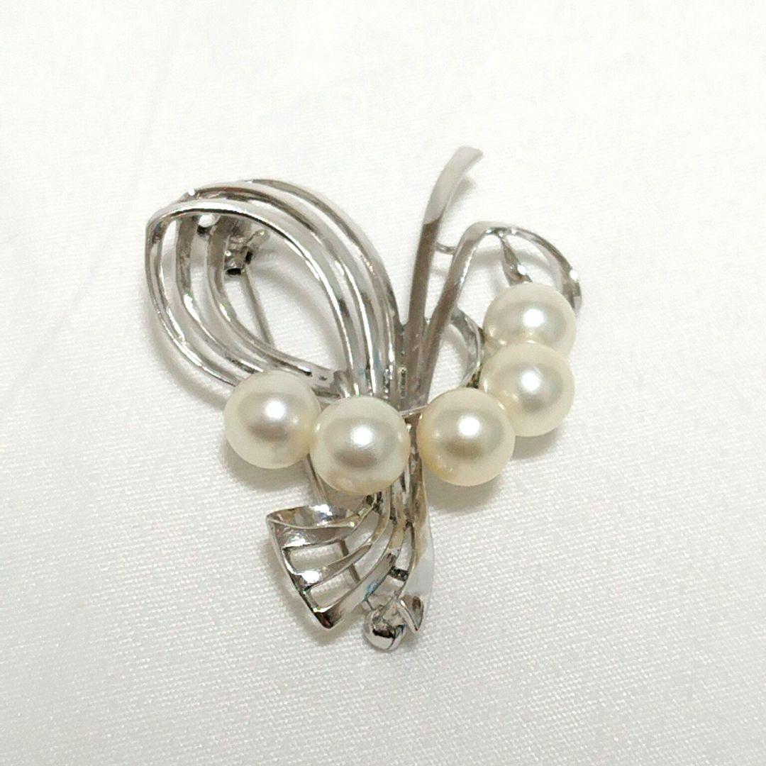 値下げ不可 美品 MIKIMOTO ミキモト　アコヤパール　ピンブローチ