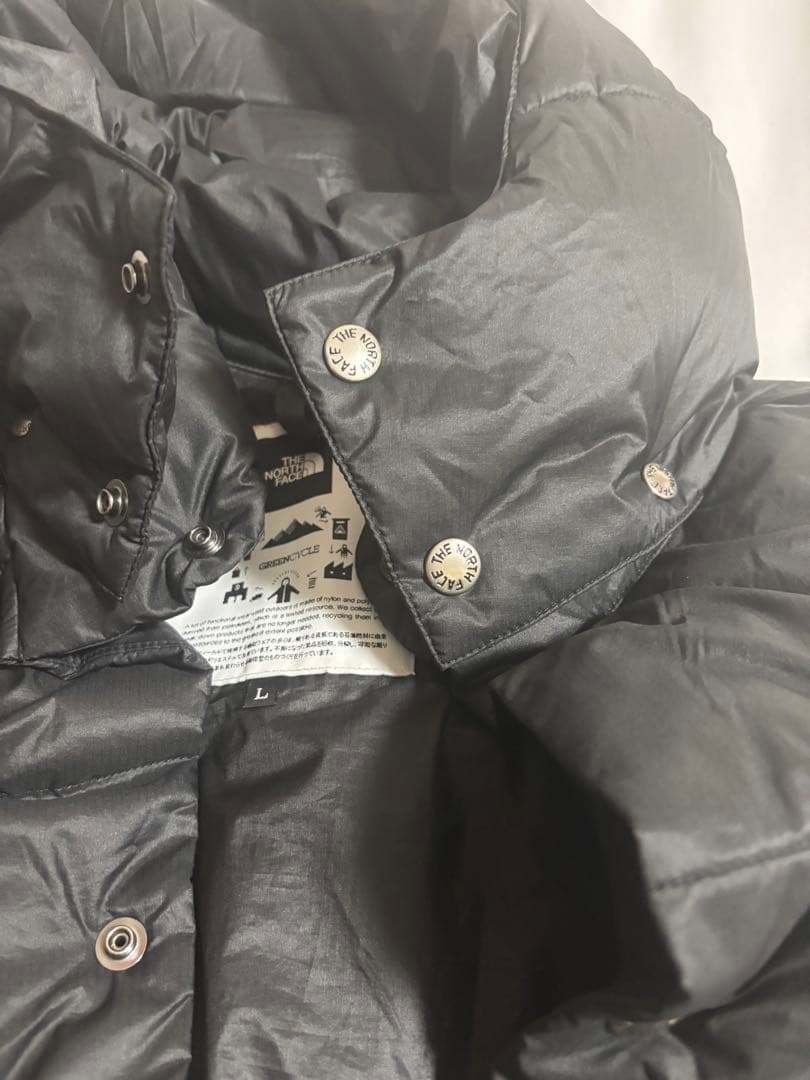 THE NORTH FACE フード付きダウンベスト L 極美品　黒　ブラック