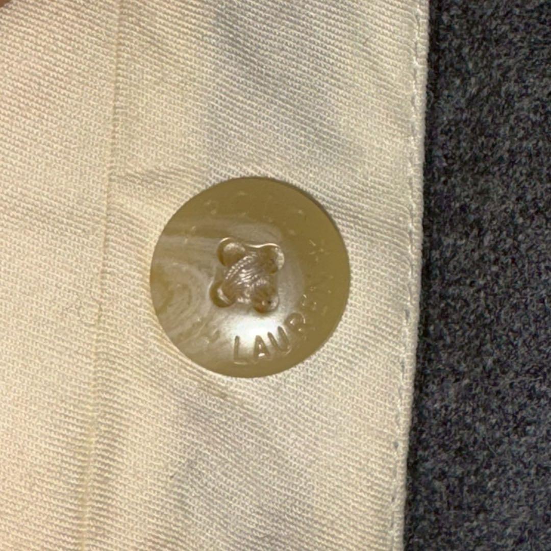 ラルフローレン カシミア混 フランネルスラックス グレー 90s ヴィンテージ