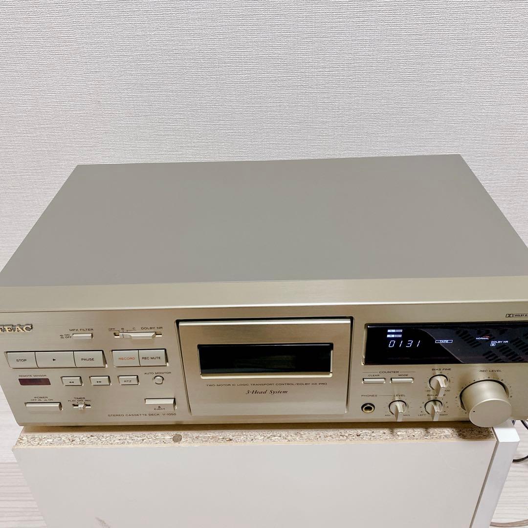 極美品 高級機 TEAC V-1050 3ヘッド Dolby B/C リモコン付