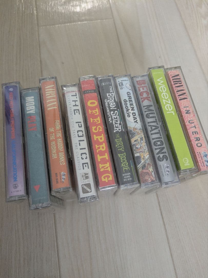 NIRVANA他　洋楽カセットテープ セット　８本未開封