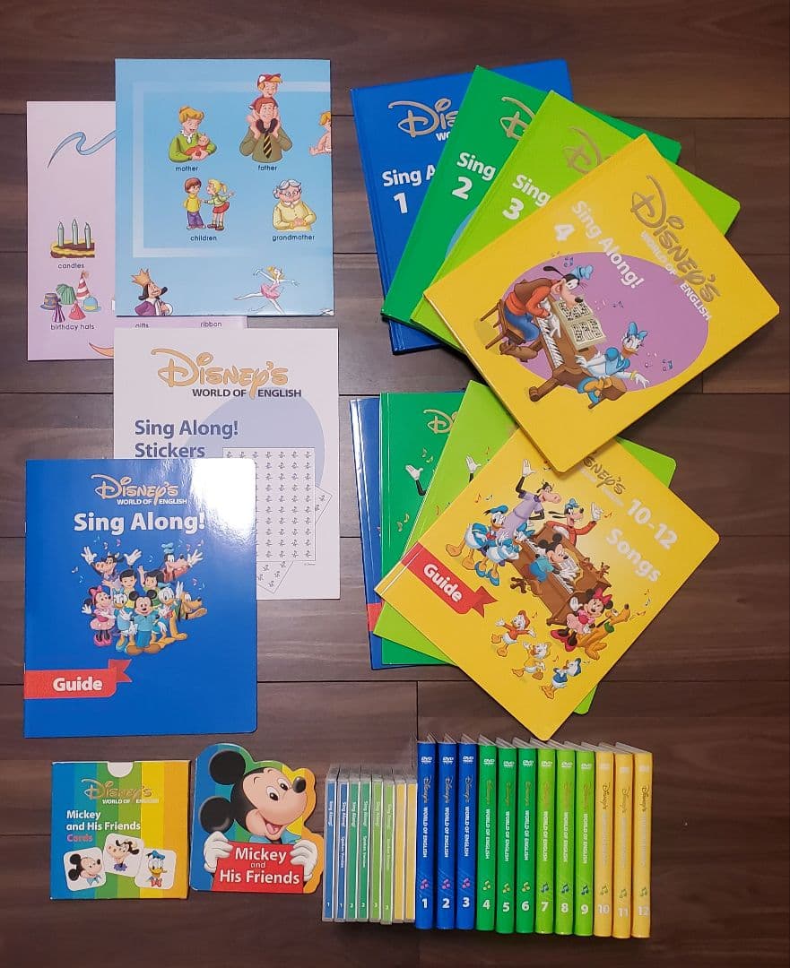 Disney Sing Along DVD & ガイドブック セット