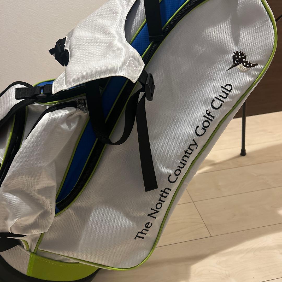 スタンドゴルフバッグ ブルーとホワイト