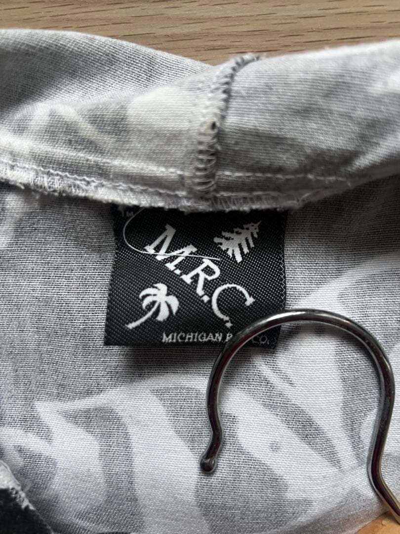 80s 90s Michigan rag ミシガンラグ 魚 総柄 usa製 L