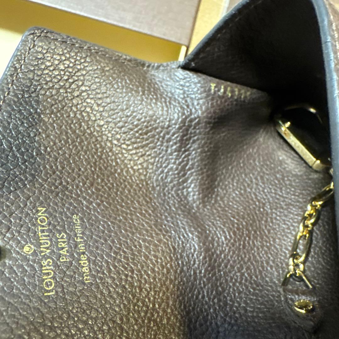 れ*ん様 ルイヴィトン LVポシェット クレ アンプラント ブラウン 小銭入れ