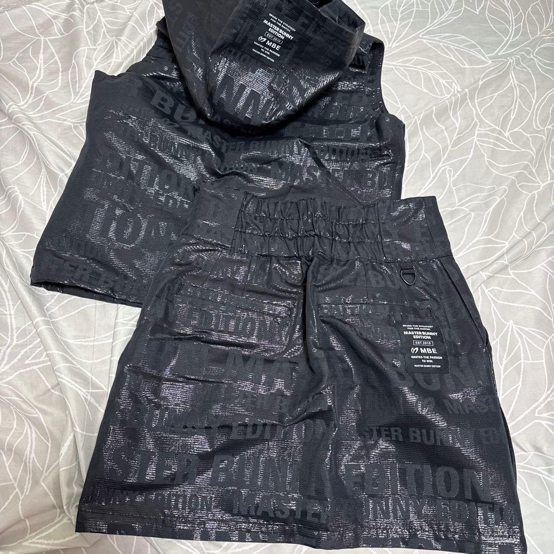 MBE 反射素材 フード付きベストとスカート