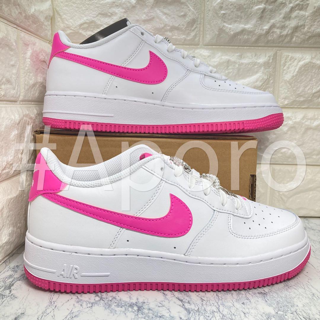 NIKE ナイキ AIR FORCE 1 エアフォース1 シルバーピンク23.5