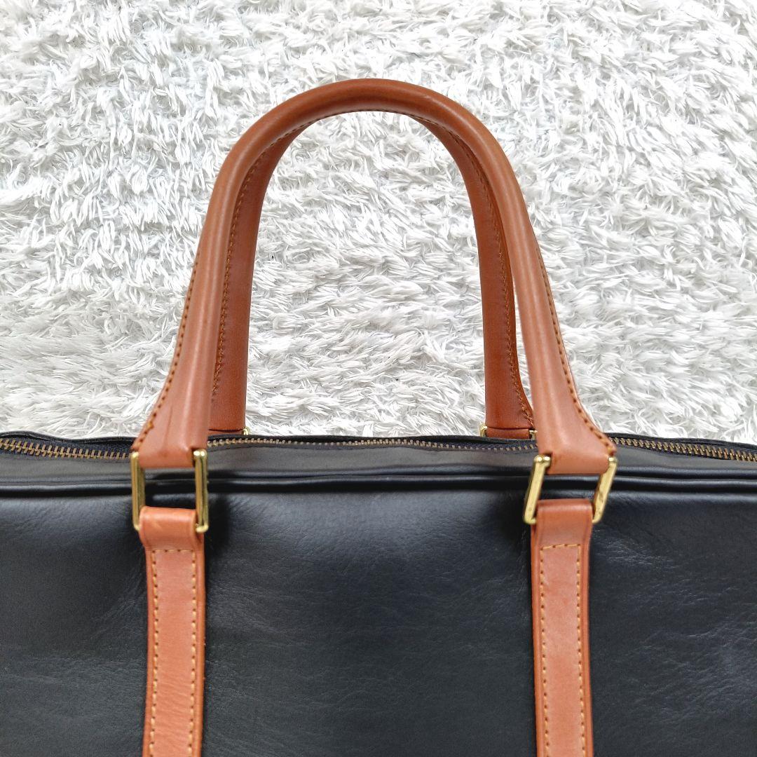 タナークロール レザー ビジネスバッグ ブリーフケース A4収納可 保存袋