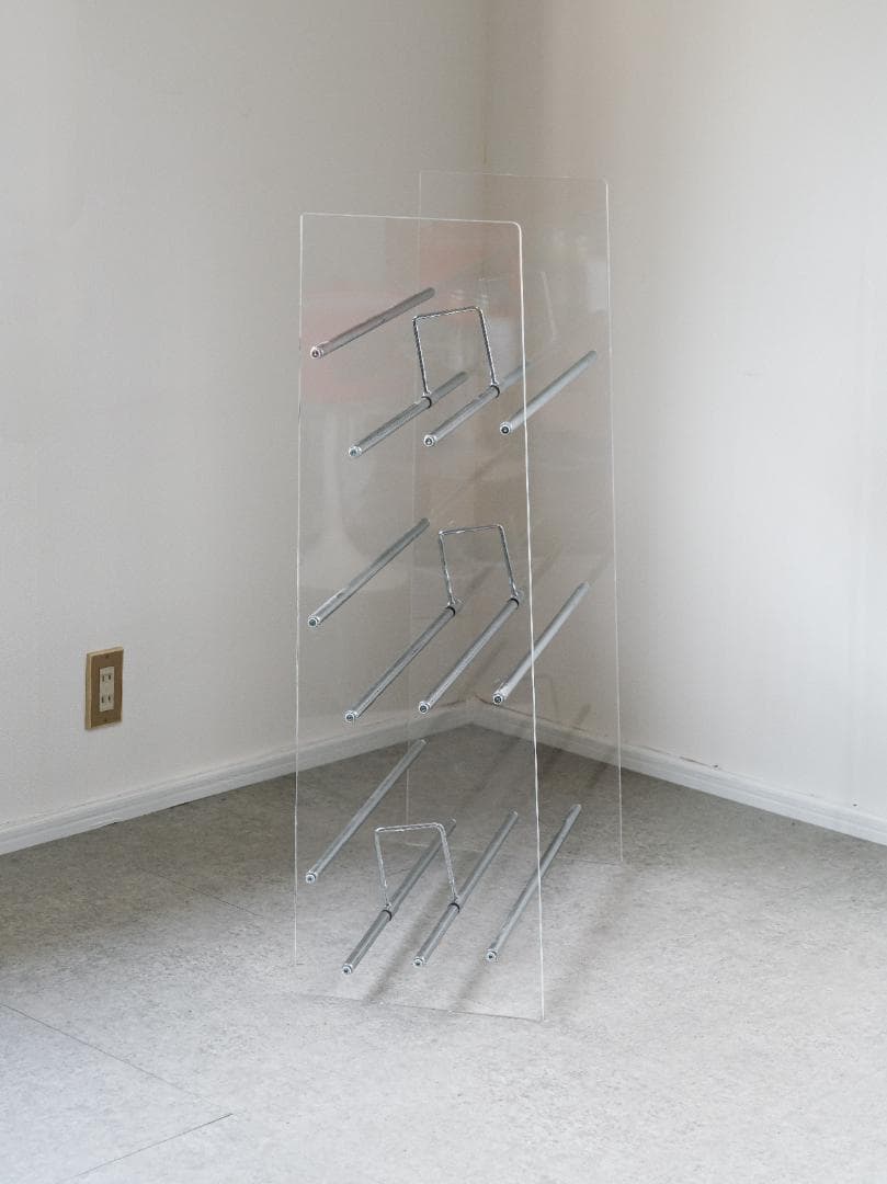 Lumiere/ルミエル アクリル ブックシェルフ 本棚 スペースエイジ モダン