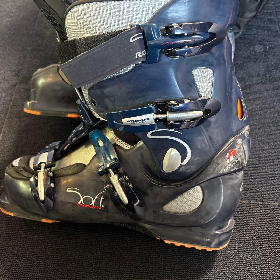 も*ふ様 asics スキー用ブーツとRossignolスキーセット