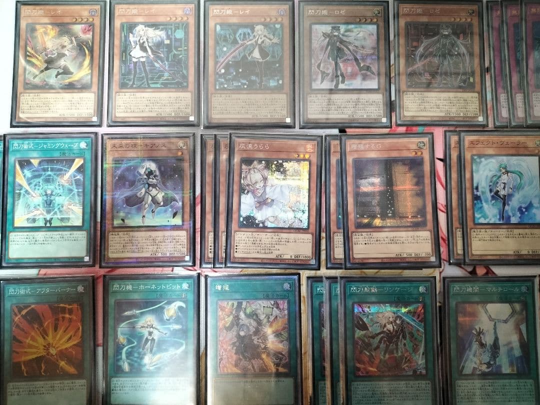 遊戯王　閃刀姫デッキ　微高レート仕様　ロゼスリーブ