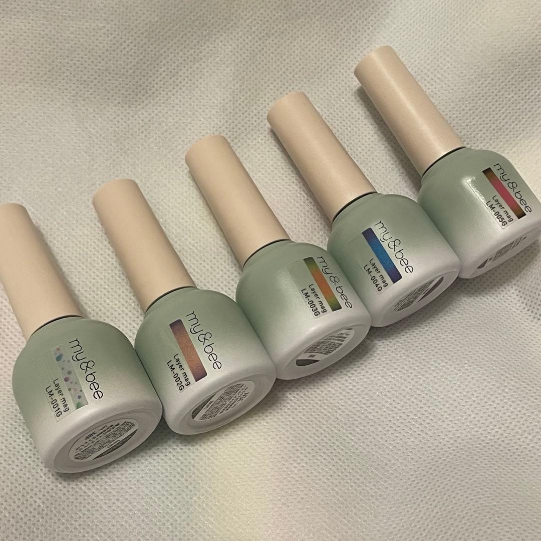 my&bee マイビー レイヤーマグセット ジェルネイル マグネットネイル