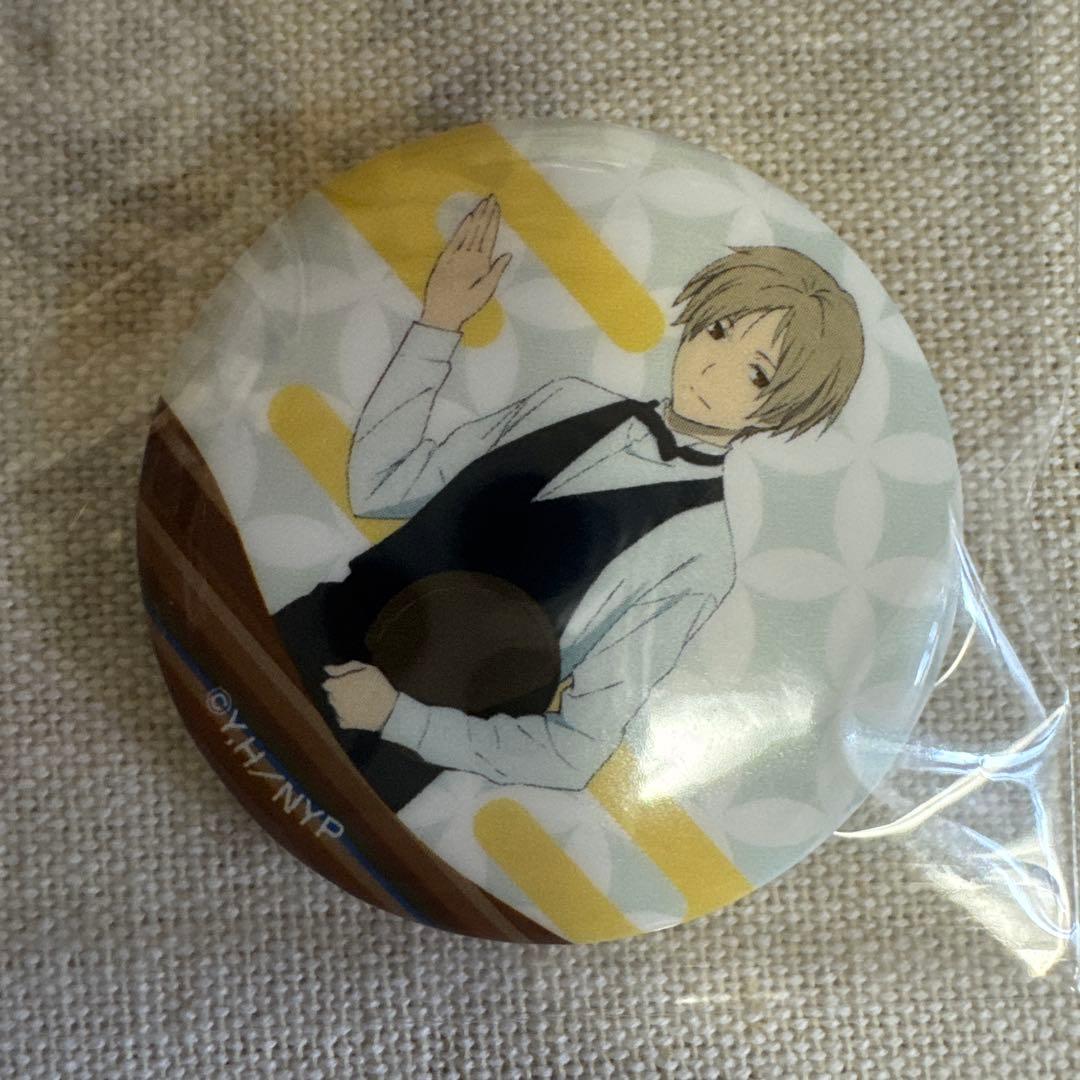 夏目友人帳　夏目貴志　缶バッジ