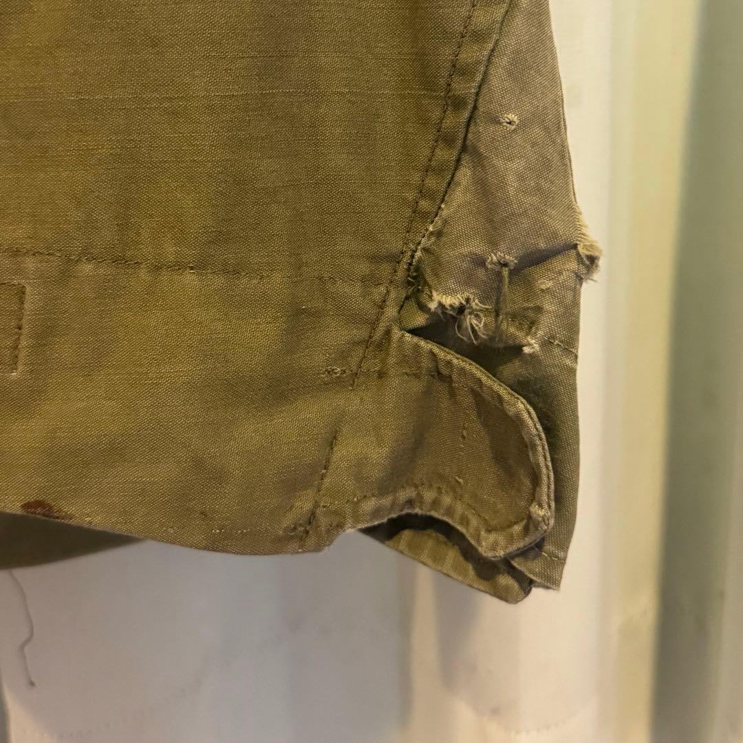 60s 古着 M-65フィールドジャケット 2nd M〜S アルミジップ